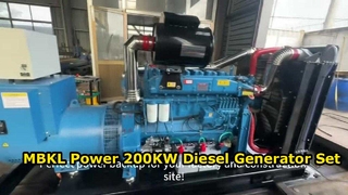 200KW 디젤 발전기 세트 – MBKL Power