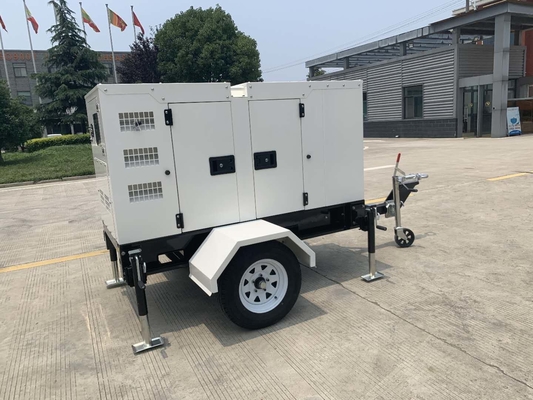 좋은 가격 커민스 KTA38-G9 1000KW 1250KVA ATS와 함께 트레일러 디젤 발전기 온라인으로