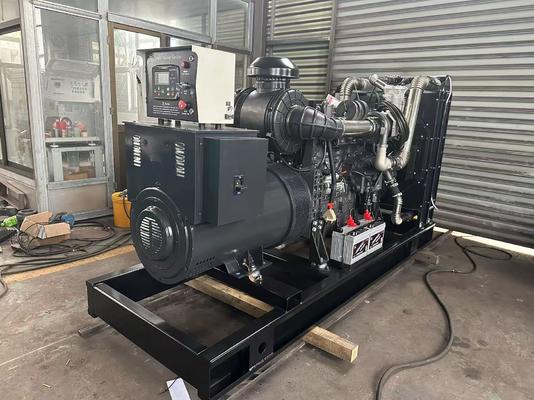375KVA 개방형 SDEC 디젤 발전기 세트 (SC12E420D2 엔진 및 250KW 출력)