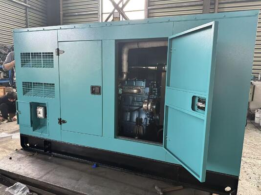 연료 효율 125kVA/100KW 디젤 발전기 연속 및 비상 전력 집합