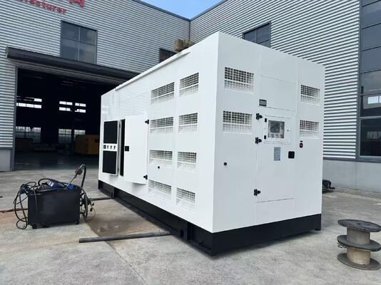 공장, 데이터 센터 및 병원용 1000kW 음향 장치 디젤 발전기