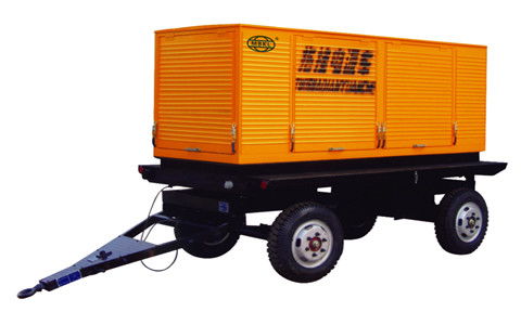 좋은 가격 730 kw  트레일러 디젤 엔진 발전기 온라인으로